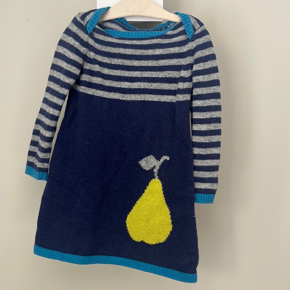 Mini Boden Pear Sweater Dress